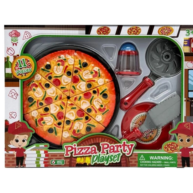 11 PC PIZZA PARTY PLAY SET